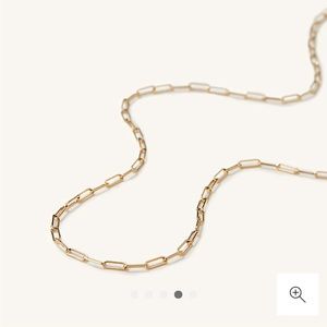Mejuri Long Boyfriend Bold Chain Necklace 14k Gold